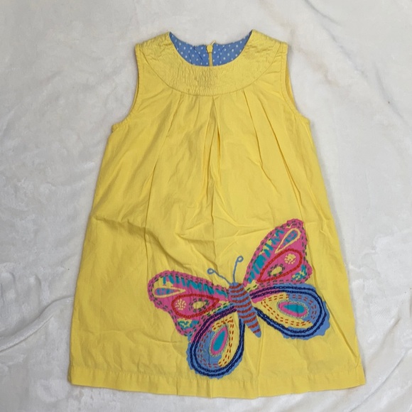 Mini Boden Other - Mini Boden 2-3Y yellow butterfly dress